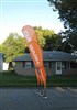 ouble-sides or single-side printed beach flag with pole